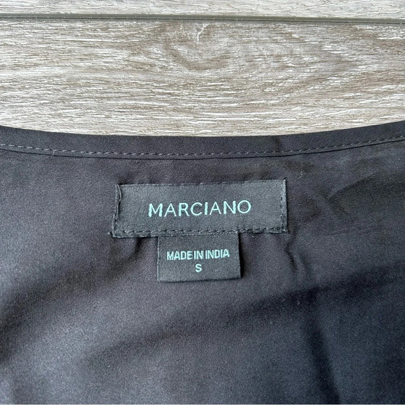 Marciano Sequins V Neck Dolman Sleeve  Oversized Tunics Mini Dress - Picture 5 of 15